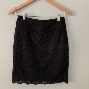 Banana Republic 0 Petite Lace Skirt